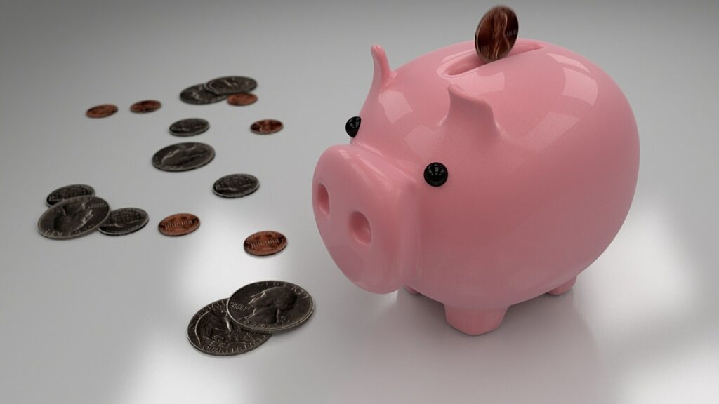 piggy bank, savings, money