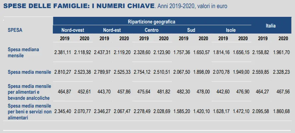 spese-delle-famiglie-ISTAT-riassunto-2019-2020