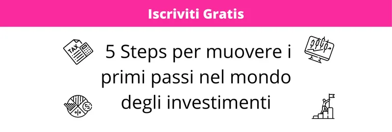 Iscrizione percorso investimenti