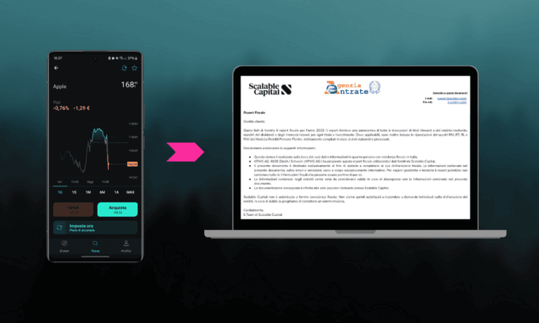 Scalable Capital Dichiarazione dei Redditi