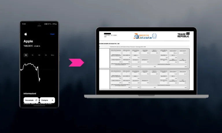 trade republic dichiarazione dei redditi
