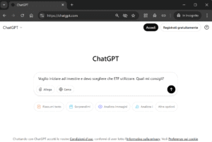 chatgpt consulenza finanziaria